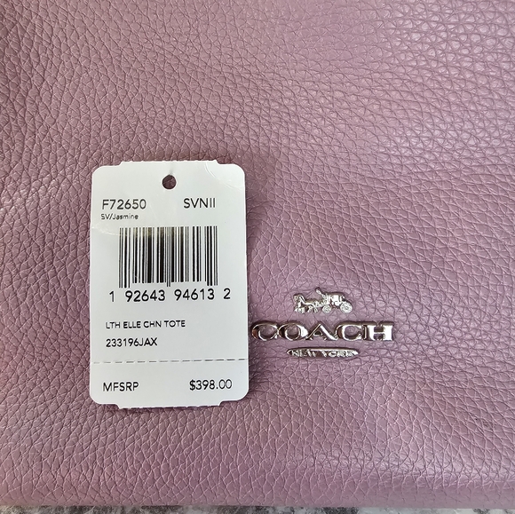 RARE Coach Elle Chain Tote in Jasmine - Picture 2 of 8